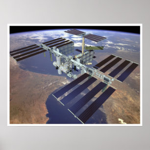 Internationale Raumstation Poster