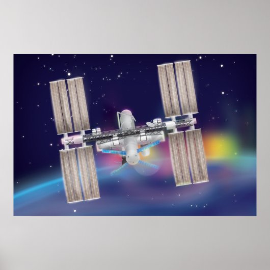 Internationale Raumstation Poster (Vorne)