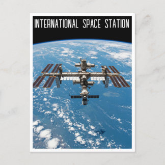 Internationale Raumstation Postkarte