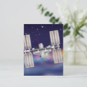 Internationale Raumstation Postkarte (Stehend Vorderseite)