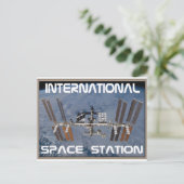 Internationale Raumstation Postkarte (Stehend Vorderseite)