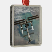 Internationale Raumstation Silbernes Ornament (Rechts)