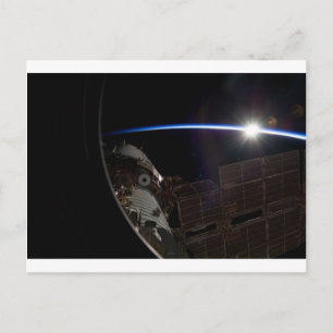 Internationale Raumstation — von Atlantis aus gese Postkarte