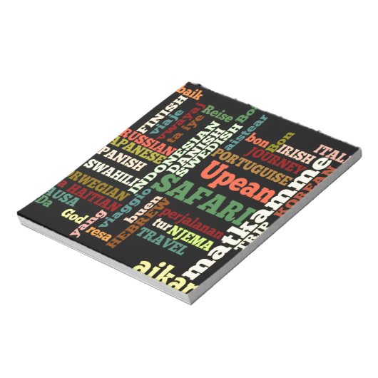 Internationale Reisegespräche Notizblock (Rotiert)