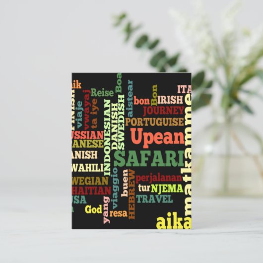 Internationale Reisegespräche Postkarte (Stehend Vorderseite)