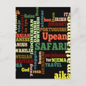 Internationale Reisegespräche Postkarte (Vorderseite)