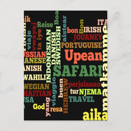 Internationale Reisegespräche Postkarte (Vorderseite)