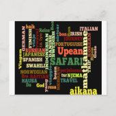 Internationale Reisegespräche Postkarte (Vorderseite)