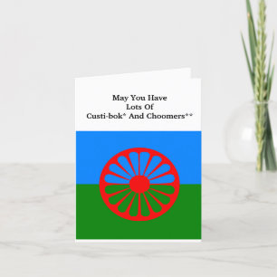 Internationale Roma-Tagskarte Karte