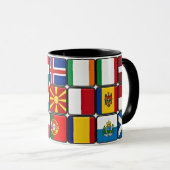 Internationale Sammlung von Flaggen, Weltflaggen, Tasse (VorderseiteRechts)