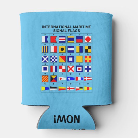 Internationale Seeschiffsflaggen Dosenkühler (Rückseite)