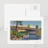 Internationale Spaltung Postkarte (Vorne/Hinten)