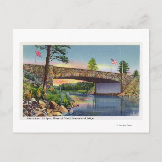 Internationale Spaltung Postkarte (Vorderseite)