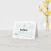 Internationale Sprache der Vater-Karte Karte (Gelbe Blume)