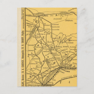 Internationale Steamschiffwege, Nova Scotia Postkarte