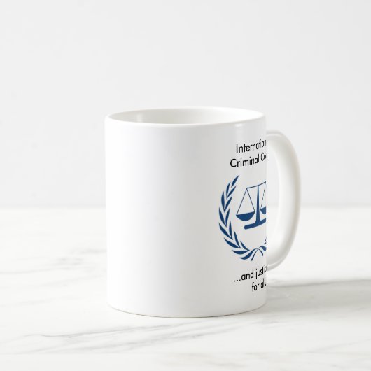 Internationale Strafkammer-Reihe Kaffeetasse (VorderseiteRechts)