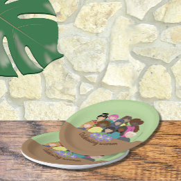 Internationale Teller für Tageszeitungen von Fraue