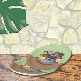 Internationale Teller für Tageszeitungen von Fraue