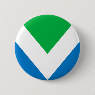 Internationale Vegan-Flagge Button