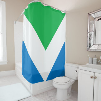 Internationale Vegan-Flagge Duschvorhang