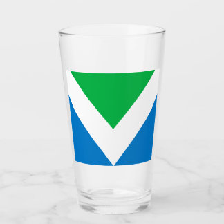 Internationale Vegan-Flagge Glas