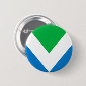 Internationale Vegane Flagge Button (Vorne & Hinten)