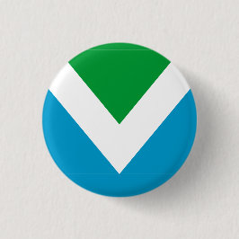 Internationale vegane Flagge Button