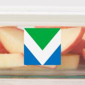 Internationale Vegane Flagge Etiketten (Befestigt)