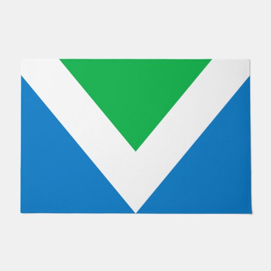 Internationale Vegane Flagge Fußmatte (Vorderseite)