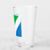 Internationale Vegane Flagge Glas (Links)