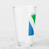 Internationale Vegane Flagge Glas (Rechts)