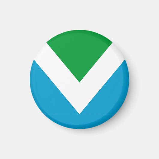 Internationale vegane Flagge Magnet (Vorne)