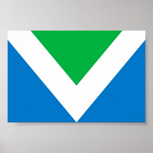 Internationale Vegane Flagge Poster (Vorne)