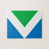 Internationale Vegane Flagge Puzzle (Horizontal)