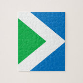 Internationale Vegane Flagge Puzzle (Vertikal)