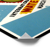 Internationale Wasserfarbenausstellung Poster (Ecke)