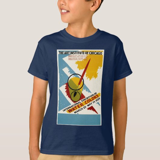 Internationale Wasserfarbenausstellung T-Shirt (Vorderseite)
