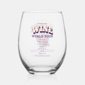 Internationale Weinroute Mendrisiotto Weinglas Ohne Stiel (Rückseite)