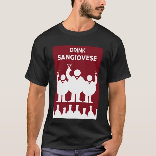 Internationale Weintage Sangiovese T-Shirt (Vorderseite)
