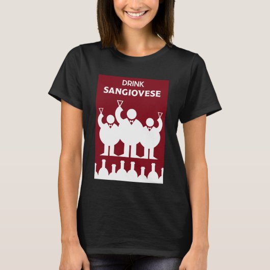 Internationale Weintage Sangiovese T-Shirt (Vorderseite)