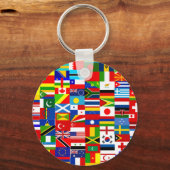 Internationale Weltleitungsfahne Schlüsselanhänger (Vorderseite)