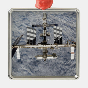 Internationale Weltraumstation 6 Ornament Aus Metall