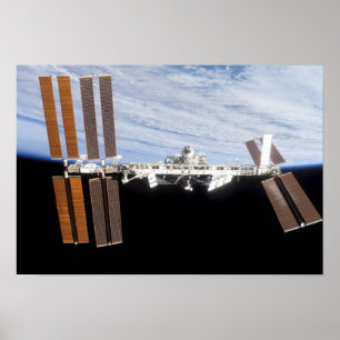 Internationale Weltraumstation 8 Poster