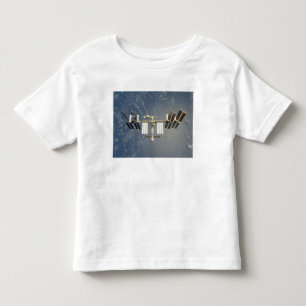 Internationale Weltraumstation backdropped Kleinkind T-shirt