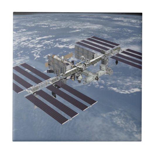 Internationale Weltraumstation, ISS-Fliese Fliese (Vorderseite)