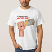 Internationaler Arbeitstag - T - Shirt (Vorderseite)