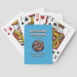 Internationaler Asteroidtag. 30 Juni Spielkarten