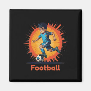 Internationaler Athletischer Fußballspieler Magnet