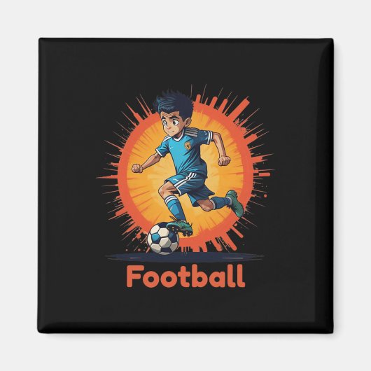 Internationaler Athletischer Fußballspieler Magnet (Vorne)