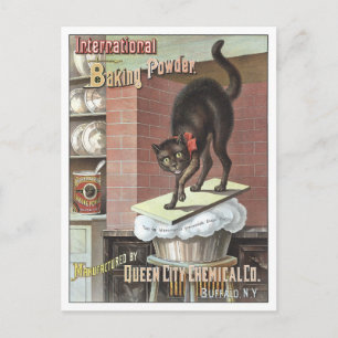 Internationaler Backpulver, 1885 Postkarte